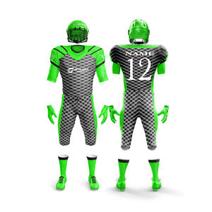 Conjuntos de camisetas de fútbol juvenil de manga corta de alta calidad uniformes de fútbol americano de sublimación completa personalizados recién llegados - Product Image 4