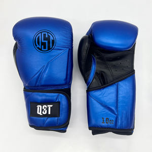 Meilleure vente Gant d'entraînement de boxe Gants de combat de boxe rembourrés en mousse cuir de vachette doré Gants de boxe de poinçonnage personnalisés - Product Image 5