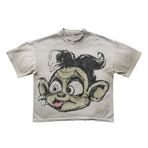 Camiseta Extra Grande para Hombre, 100% Algodón, Teñida Lisa, con Logotipo Personalizado, Tejido Transpirable y Ecológico, Diseño Serigrafiado - Product Image 3