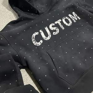 Sudaderas con Capucha para Hombre, Unisex, de Invierno, para Exteriores, Ajuste Holgado, con Pedrería, 100% Algodón de Alta Calidad, 460g, Peso Pesado, Ecológicas - Product Image 3