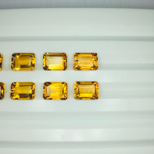 พลอยมรกตสีเหลืองมะนาวธรรมชาติตัดขนาด8*6มม. พร้อมความแวววาวที่ยอดเยี่ยมหินตัดที่สมบูรณ์แบบเหมาะสำหรับการทำเครื่องประดับในราคาที่ถูก - Product Image 6