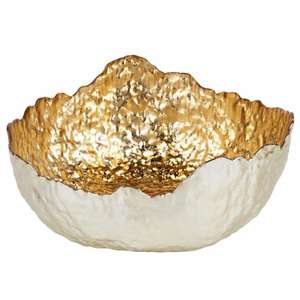 Vaisselle de fête, saladier, plat de service, décoration d'intérieur, plat à fruits et desserts en métal, qualité supérieure, poli, écologique, moderne - Product Image 4