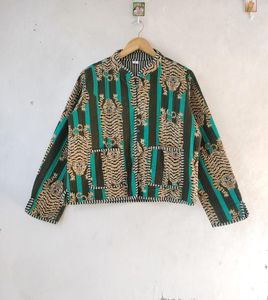 เสื้อแจ็คเก็ตบุนวมพิมพ์ลายเสือสำหรับผู้หญิงเสื้อคลุมสไตล์โบฮีเมียนแนววินเทจใหม่สำหรับฤดูหนาว - Product Image 6