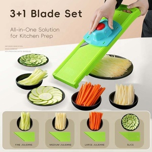 Coupe-légumes manuel 3,0 mm pour julienne avec protège-main, coupe-pommes de terre et <span class=keywords><strong>oignons</strong></span> rapide pour <span class=keywords><strong>la</strong></span> cuisine - Product Image 5