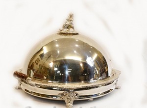 Dôme de service alimentaire en acier inoxydable poli miroir Vaisselle élégante de grande taille pour buffet de mariage et décor de dîner - Product Image 6