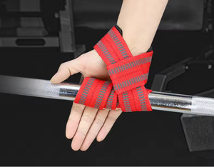 Équipements de sécurité de fitness les plus vendus Sangles de poignet en néoprène de haute qualité Logo personnalisé pour l'entraînement d'haltérophilie en salle de sport - Product Image 5