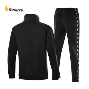 Chándal para hombre, conjunto de 2 piezas, transpirable, de secado rápido, ligero, a la moda, estampado, tira reflectante, Sudadera con capucha, pantalones deportivos de otoño - Product Image 2