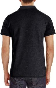 Camiseta de Golf Básica de Manga Corta para Hombre 2025, de Alta Calidad, Transpirable, con Bordado, de Poliéster/Algodón Sólido - Product Image 2