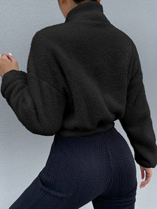 Sweat à capuche polaire Sherpa pour femmes pull à capuche avec personnalisation complète pour les femmes fabriqué au Pakistan - Product Image 2