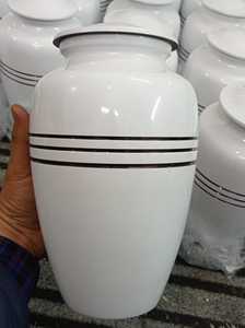 Urnas de cremación para adultos con acabados coloridos decorativos Urnas de cremación funerarias de alta calidad en aluminio metálico - Product Image 4