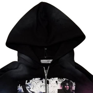 Sérigraphie Logo Heavy Basics Coton Mélangé Hommes Hoodies 500 Gsm Hommes Sérigraphie Sweat À Capuche - Product Image 2