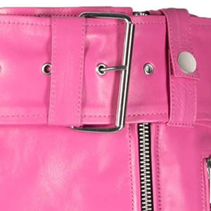 Activus Wear minifalda acampanada de cuero genuino para mujer, ropa informal cómoda, cintura Natural elegante no tejida - Product Image 3