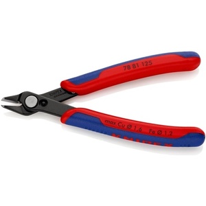 For KNIPEX Super-Knips Electronic Side <b>Cutters</b> Length 125 mm Form 8 Beveled <b>Edge</b> Very Small Burnished Plier - Product Image 3
