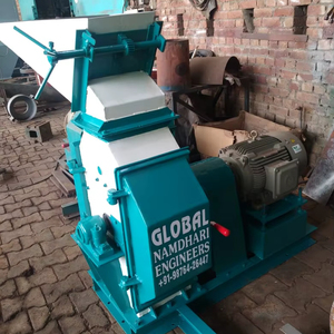 เครื่องโม่หินแบบสองประตูเครื่องโม่บด1024สำหรับอาหารสัตว์ปีกเครื่องบดไม้เครื่องบดข้าวโพดเครื่องบดข้าวโพด - Product Image 1