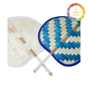 Ventilador de mano de bambú tejido de Vietnam | Suministro a granel a buen precio - Product Image 1