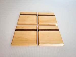 Designer Wood & <b>Epoxy</b> <b>Resin</b> Non Slip Coasters Direct Factory Wholesale <b>Price</b> Fashion New Arrival Marble-style Coasters Mats Pads - Product Image 4