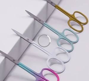 Pinzas para cejas, arcoíris, tijeras para pestañas, cejas negras, tijeras de belleza para cejas - Product Image 2