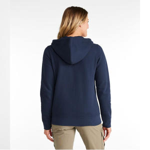 Sudadera con capucha y cremallera personalizada para mujer, material transpirable OEM, ajuste cómodo con impresión de logotipo y marca de etiqueta privada - Product Image 3