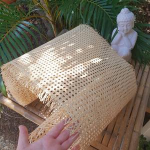 Rouleau de rotin sangle de canne matière première synthétique heet naturel meubles en plastique tissu osier rouleau de rotin - Product Image 5