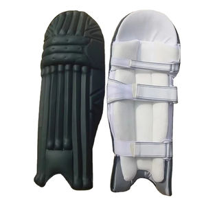 Protège-tibias de cricket rouges personnalisables pour joueurs professionnels, personnalisés avec logo et couleur, protège-tibias de haute qualité - Product Image 1