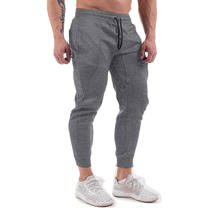 Pantalones deportivos informales para hombre, venta al por mayor, transpirables, 95% poliéster, 5% Spandex, lona ligera, Jogging, Fitness, gimnasio, pantalones de entrenamiento - Product Image 2