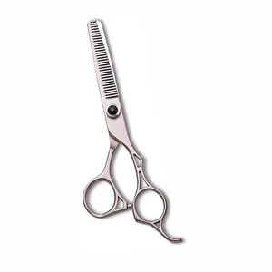 Hot Sale Professional Barber Shears Hair Cutting And Hairdressing Scissors Silver Titanium Coated Light Weight Hair Instruments