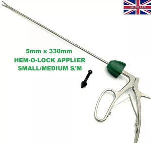 Alta calidad a estrenar 5mm laparoscópico verde HEMOLOK Clip aplicador Weck Hem-O-Lok S M Clips de acero inoxidable - Product Image 4