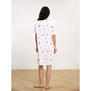 Camisón Premium de Bambú con Estampado Floral, Talla 3XL, Suave y Transpirable, Conjunto de Bata de Spandex con Cierre Elástico en la Cintura - Product Image 4