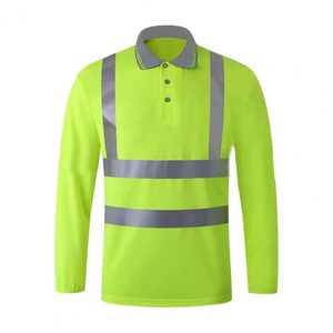 Camiseta reflectante verde y Naranja fluorescente Ropa de trabajo de seguridad de alta visibilidad para el trabajo al aire libre Camiseta DE TRABAJO - Product Image 1
