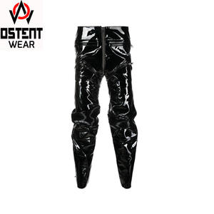 Venta al por mayor, pantalones de cuero para mujer personalizados, tela elástica cómoda, cintura con logotipo de color sólido, precio competitivo del fabricante - Product Image 3