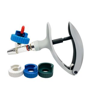 Jeringa Veterinaria Reutilizable de Acero Inoxidable de 5 ml, Pistola de Vacunación Automática Continua para Ganado, Perros/Caballos, DEBONAIRII DII-VI-106 para Mascotas - Product Image 5