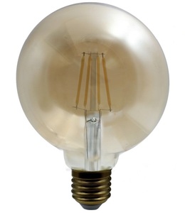 Bombilla LED, globo de cristal, Dorado, 125 E27 12W 3000K (B&B 121169) - Product Image 1
