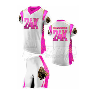 Vêtements d'entraînement Uniforme de cheerleading de dernière conception Uniforme de cheerleading à contraste de couleur en gros - Product Image 4