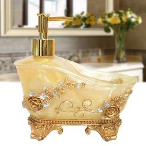 Vintageware Bathroom <b>Liquid</b> Soap Dispenser <b>Resin</b> Pump Lotion for Bathroom Wash Room Tabletop Available at Reasonable Price - Product Image 6