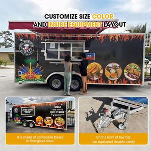 2025 diskon besar desain baru Trailer kelonggaran MAKANAN TRUK Pizza anjing panas BBQ makanan truk untuk Amerika Serikat - Product Image 3