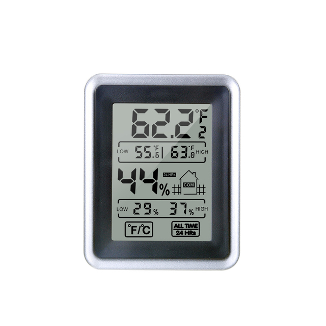 YZ6043 Anseny LCD Digital Moisture Meter & Indoor Thermometer Hygrometer with Humidifier Plastic Material OEM Customizable