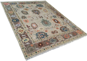 100% โบราณพรมทอมือแบบผูกปม8X14 9x12ชุดพรมหลากสีสำหรับใส่ในบ้าน - Product Image 3