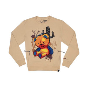 เสื้อสเวตเตอร์ผู้ชายเป็นมิตรกับสิ่งแวดล้อมคอกลมมีซิปกระเป๋าสไตล์สตรีทแวร์ฤดูหนาวลายการ์ตูนยอดนิยม - Product Image 4