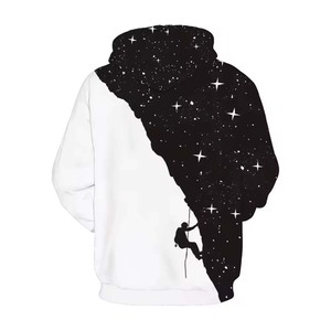 เสื้อฮู้ดดี้ผ้าฝ้าย 100% ระบายอากาศดี สำหรับฤดูหนาว ขายส่ง ลายดอกไม้ สตรีทแวร์ ผู้ชาย ผู้หญิง สไตล์ลำลอง โอเวอร์ไซส์ มีซิป - Product Image 2