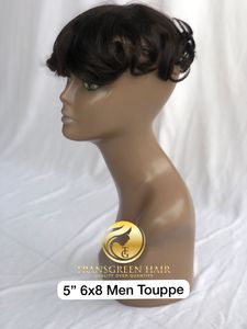 วิกผมปลอมผู้ชายขนาด6x8นิ้วทำจากคนอินเดียตรงจากผู้ขายอินเดีย - Product Image 4