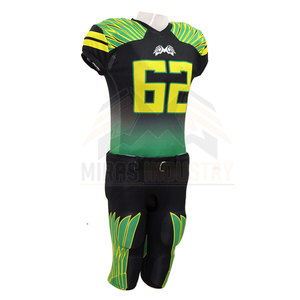 Uniformes de Fútbol Americano Personalizados con Logotipo, Color, Secado Rápido, Ligeros, Ajuste Delgado, Transpirables, 100% Poliéster, Ropa Deportiva, Tallas Grandes - Product Image 3