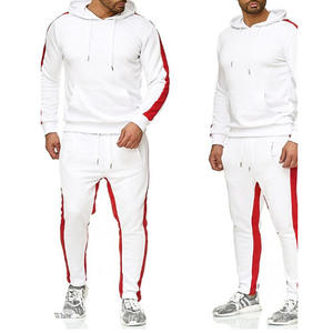 Mejor diseño Unisex chándal de invierno 100% algodón tela de secado rápido chándal de dos piezas con cremallera nuevo servicio OEM trajes de jogging para - Product Image 4