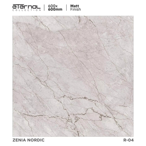 Baldosas de cerámica antideslizantes 60x60, superficie mate 600x600 para interiores/exteriores, hoteles modernos, uso de mármol - Product Image 1