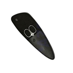 Premium Stainless Steel Curved Blade Cuticle Scissors with Leather Case Precision Manicure Nail Dead Skin Removal Beauty Tool - Product Image 4
