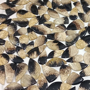 Best Garde Palm Root Cabochon <b>Fire</b> Plam Root Agate Loose Gemstone For Jewelry - Product Image 3