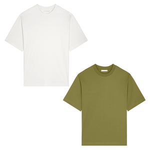 Vêtements décontractés T-shirt uni Hommes T-shirts personnalisés à manches courtes Boîte d'emballage en coton biologique T-shirts Pour Hommes Fabricant - Product Image 1