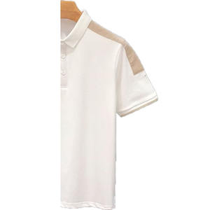 เสื้อยืดแขนสั้นผู้ชายลำลอง ผ้าฝ้ายออร์แกนิค 220 กรัม สีพื้น คอกลม ทรงหลวม โอเวอร์ไซส์ ระบายอากาศด้านหน้า ปักลาย - Product Image 5