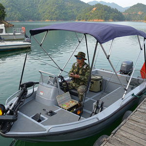 Yacht Sportivo <span class=keywords><strong>in</strong></span> Alluminio Saldato da 4,88m (16ft) con Ponte Aperto e <span class=keywords><strong>Motore</strong></span> Fuoribordo per Pesca e Relax Familiare nel <span class=keywords><strong>Weekend</strong></span> - Product Image 3