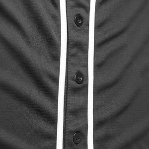 2024 Logo personalizado transpirable béisbol camiseta Jersey venta al por mayor impresión Digital con cuello en V uniforme de los hombres Multicolor en blanco ropa deportiva - Product Image 4