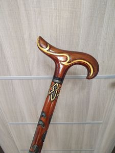 Precio ELEVATE Bastón de madera ajustable con múltiples nudos Bastón de madera fuerte para ancianos de Standard Internal - Product Image 5